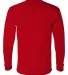 301 2955 Union-Made Long Sleeve T-Shirt in Red back view