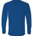 301 2955 Union-Made Long Sleeve T-Shirt in Royal back view