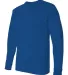 301 2955 Union-Made Long Sleeve T-Shirt in Royal side view