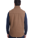 DRI DUCK 5068 Trek Vest in Field khaki back view