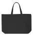 Liberty Bags 8863 10 Ounce Cotton Canvas Tote with BLACK back view