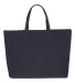 Liberty Bags 8863 10 Ounce Cotton Canvas Tote with NAVY back view