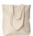 Liberty Bags 8861 10 Ounce Gusseted Cotton Canvas  in Natural front view