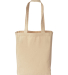 Liberty Bags 8861 10 Ounce Gusseted Cotton Canvas  in Natural back view