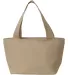 Liberty Bags 8808 Simple and Cool Cooler LIGHT TAN back view