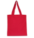 Liberty Bags 9860 Amy Cotton Canvas Tote in Red front view