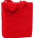 Liberty Bags 9861 Allison Cotton Canvas Tote in Red front view