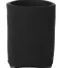 Liberty Bags FT001 Insulated Can Cozy BLACK back view