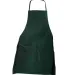 Liberty Bags 5502 Adjustable Neck Loop Apron FOREST GREEN back view