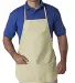 Liberty Bags 5503 Two Pocket Apron NATURAL front view