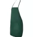 Liberty Bags 5505 Long Butcher Block Apron FOREST GREEN side view