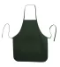 Liberty Bags 5505 Long Butcher Block Apron FOREST GREEN front view
