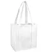 Liberty Bags R3000 Reusable Shopping Bag WHITE front view