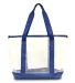 Liberty Bags 7009 Clear Boat Tote ROYAL front view