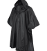 Liberty Bags A-001 Rain Poncho in Black side view