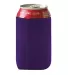 Liberty Bags FT007 Neoprene Can Holder PURPLE front view