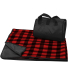 Liberty Bags 8702 Alpine Fleece Plaid Picnic Blank in Red buffalo front view