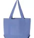 Liberty Bags 8870 Pigment Dyed Premium 12 Ounce Ca PERIWINKLE BLUE back view