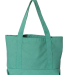 Liberty Bags 8870 Pigment Dyed Premium 12 Ounce Ca in Seafoam green back view