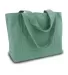 Liberty Bags 8870 Pigment Dyed Premium 12 Ounce Ca SEAFOAM GREEN side view