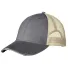 Ollie Cap in Charcoal/ tan front view