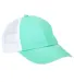 Vibe Cap in Seafoam/ white front view