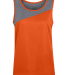 Augusta Sportswear 354 Women's Accelerate Jersey in Orange/ graphite front view
