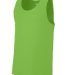 Augusta Sportswear 704 Youth Training Tank in Lime front view