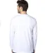 Threadfast Apparel 100LS Unisex Ultimate Long-Slee in White back view