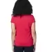 Threadfast Apparel 200RV Ladies' Ultimate V-Neck T RED back view