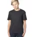 Threadfast Apparel 602A Youth Triblend T-Shirt BLACK TRIBLEND front view