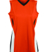 Augusta Sportswear 1355 Women's Tornado Jersey in Orange/ blk/ wht front view