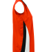 Augusta Sportswear 1355 Women's Tornado Jersey in Orange/ blk/ wht side view