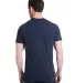 Bayside Apparel 5710 Unisex Triblend T-Shirt in Tri midnight back view