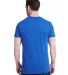 Bayside Apparel 5710 Unisex Triblend T-Shirt in Tri royal blue back view