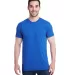 Bayside Apparel 5710 Unisex Triblend T-Shirt in Tri royal blue front view