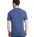 Bayside Apparel 5710 Unisex Triblend T-Shirt in Tri denim back view