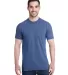 Bayside Apparel 5710 Unisex Triblend T-Shirt in Tri denim front view