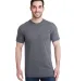 Bayside Apparel 5710 Unisex Triblend T-Shirt in Tri dark grey front view