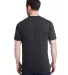 Bayside Apparel 5710 Unisex Triblend T-Shirt in Tri charcoal back view