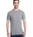 Bayside Apparel 5710 Unisex Triblend T-Shirt in Tri athletic gry front view