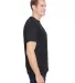 Bayside Apparel 5300 USA-Made Performance Tee in Black side view