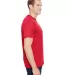 Bayside Apparel 5300 USA-Made Performance Tee in Red side view