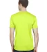Bayside Apparel 5300 USA-Made Performance Tee in Lime green back view
