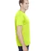 Bayside Apparel 5300 USA-Made Performance Tee in Lime green side view