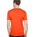 Bayside Apparel 5300 USA-Made Performance Tee in Bright orange back view