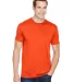 Bayside Apparel 5300 USA-Made Performance Tee in Bright orange front view