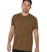 Bayside Apparel 5300 USA-Made Performance Tee in Coyote brown front view