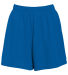 Augusta Sportswear 961 Girls' Wicking Mesh Short in Royal front view