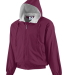 Augusta Sportswear 3280 Hooded Fleece Lined Jacket in Maroon front view